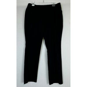 Chico's Women's Black Ankle Dress Pants Size 1.5 Regular Cotton Blend 29" inseam